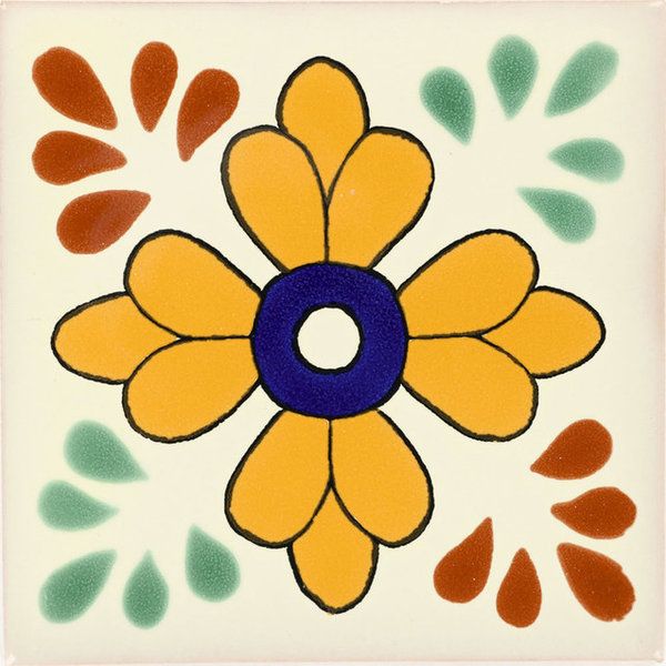 Tile 3x3 Comitan Talavera SKU # 10152-3