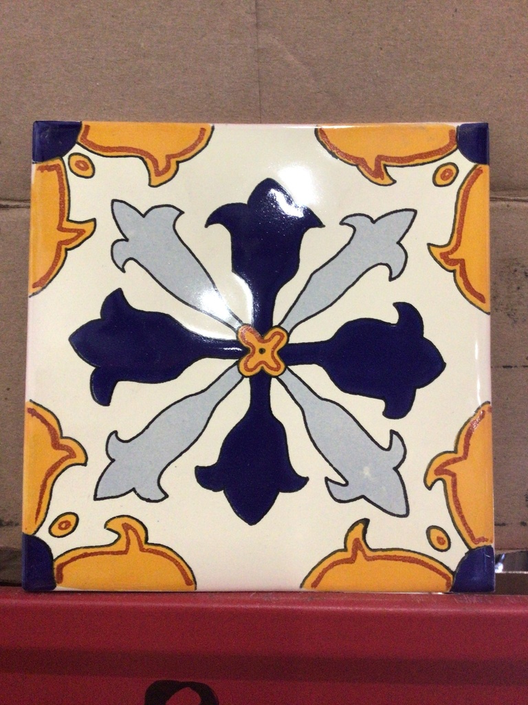 Tile Taxco Talavera Mexican Tile - Talavera Special - Item# 10322