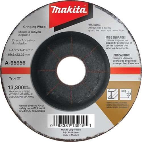 Makita 4-1/2" x 1/4" x 7/8" INOX Grinding Wheel