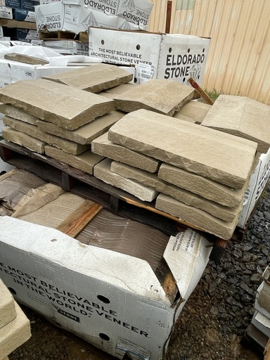 [WHN-025] Wall Cap 37x9 Chielsed Edge Flat Buckskin FLAT