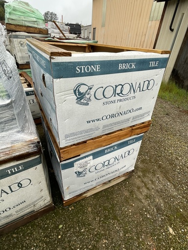 3" Split limestone Gold Quartzite - Flat