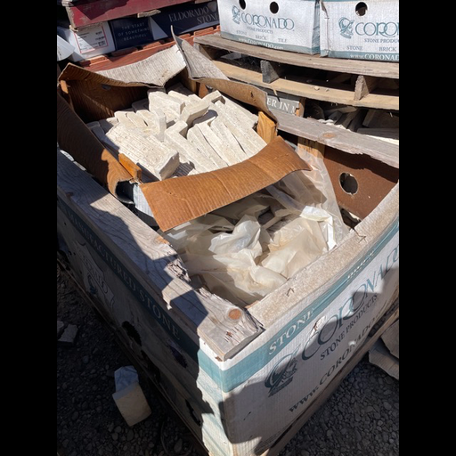 COR 3” Split limestone - Gold Quarzite 