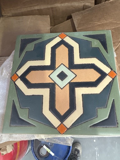 [A1] Tile Moretti 1 Santa Barbara Ceramic Tile - Santa Barbara Decorative - Item# 20114